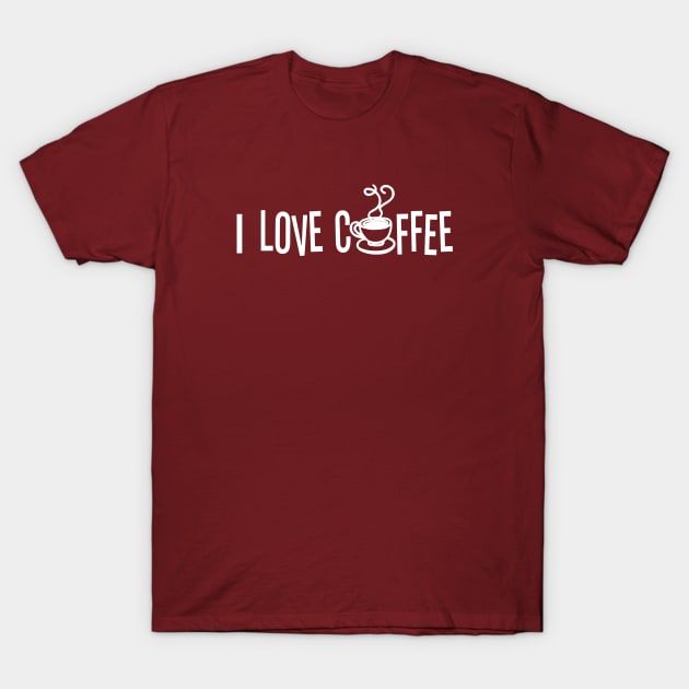 I love coffee T-Shirt by PAULO GUSTTAVO